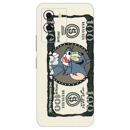 INFINIX Phone Skins (All Models) - Tom Hundred Dollar - 3D Embossed Finish (L-324) Infinix Note 12 G96