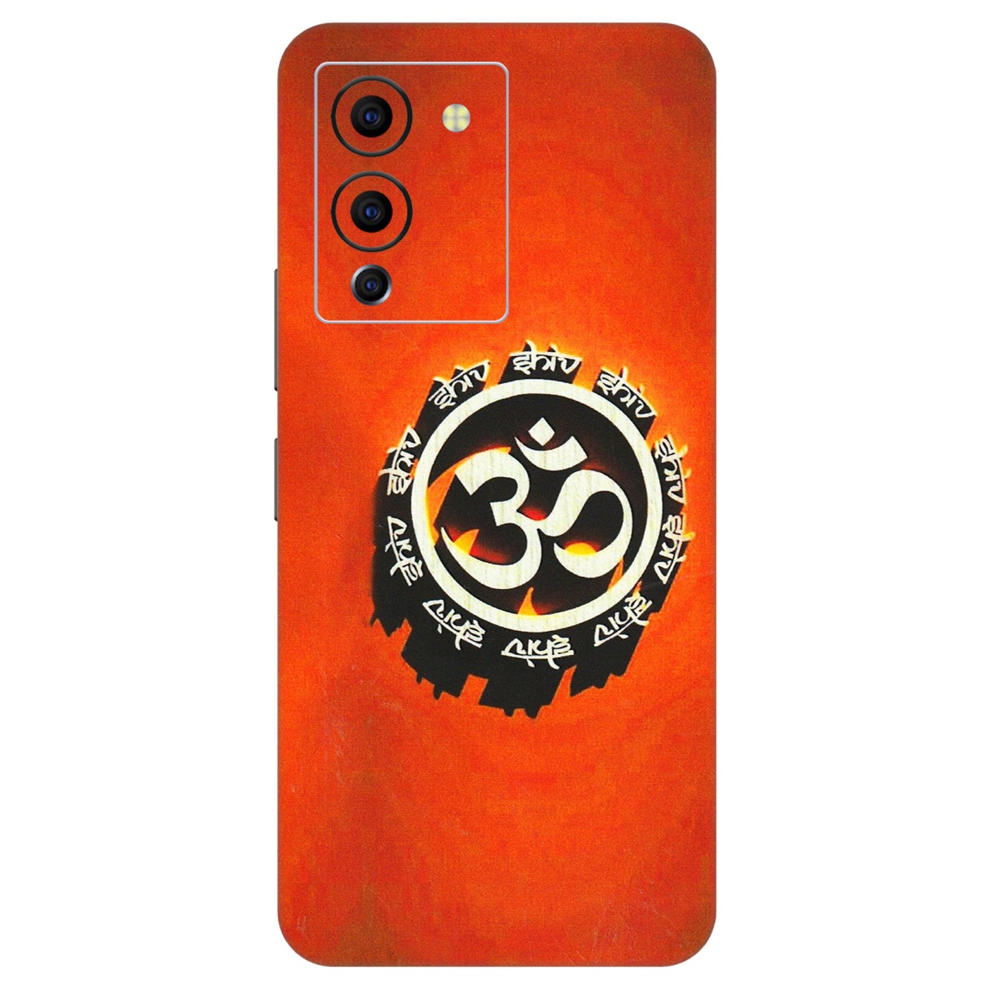 INFINIX Phone Skins (All Models) - Aum Shiv Orange - 3D Embossed Finish (L-32) Infinix Note 12 G96