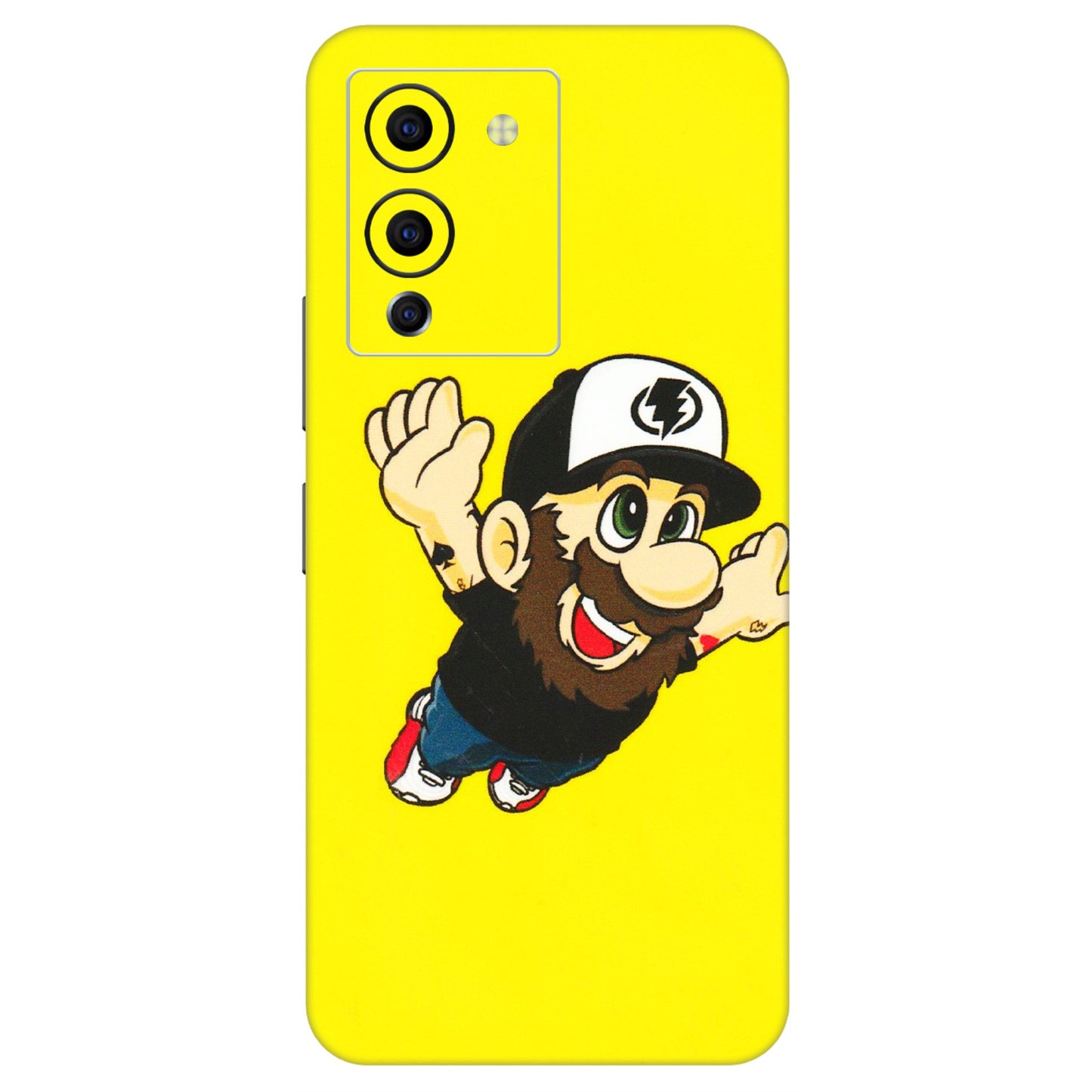 INFINIX Phone Skins (All Models) - Flying Beardo - 3D Embossed Finish (L-60) Infinix Note 12 G96
