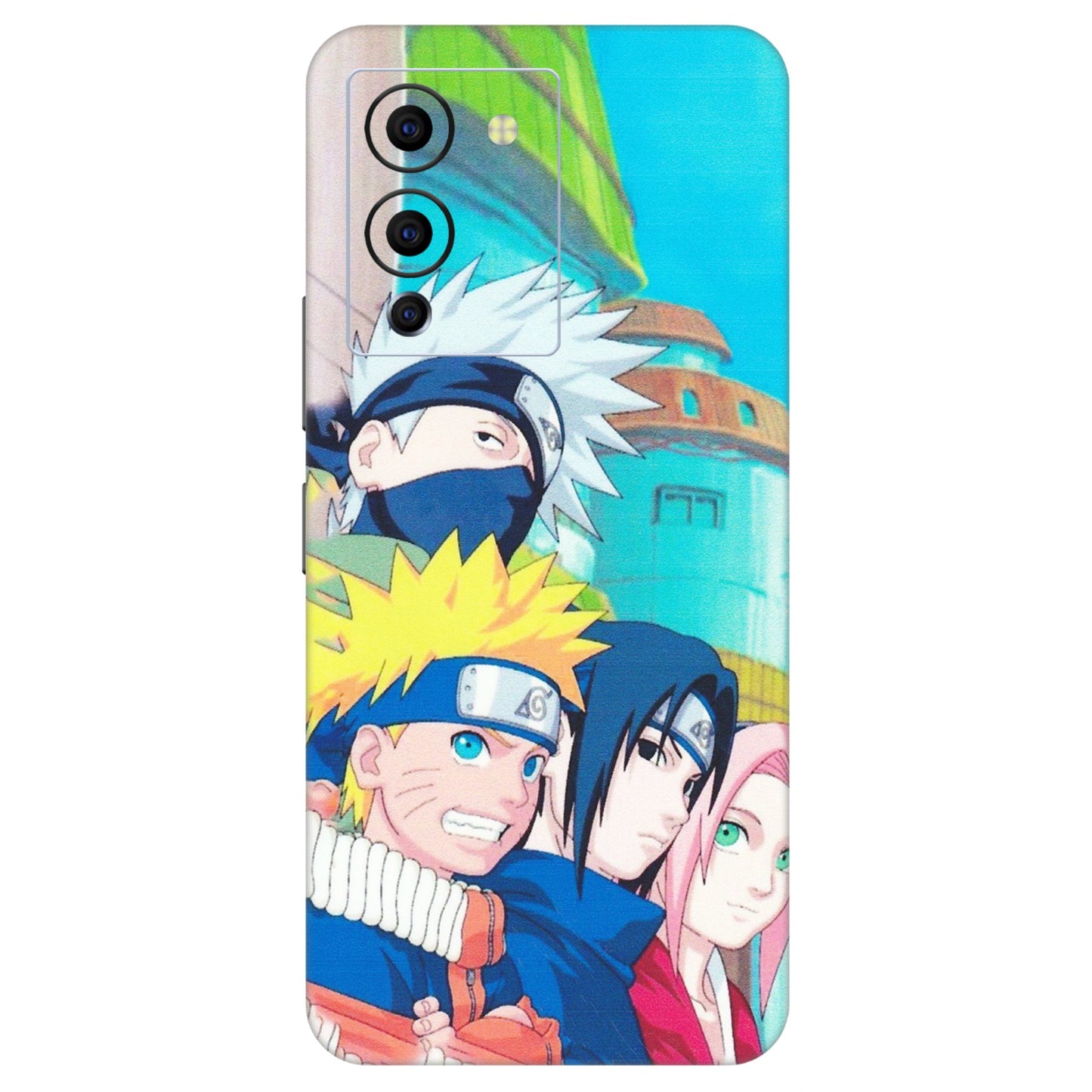 INFINIX Phone Skins (All Models) - Team Minato And Kakashi - Matte Finish (M-101) Infinix Note 12 G96