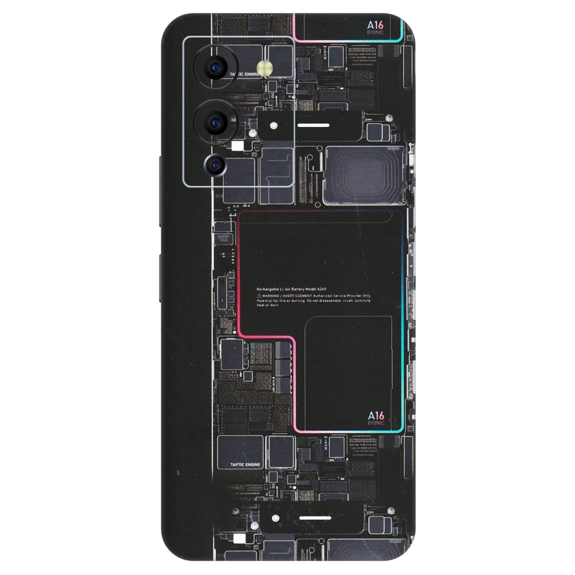 INFINIX Phone Skins (All Models) - Motherboard Circuit Layout - Matte Finish (M-117) Infinix Note 12 G96