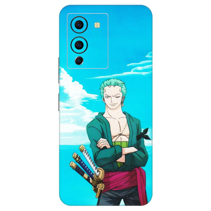 INFINIX Phone Skins (All Models) - Cool Swordman Zoro Anime - Matte Finish (M-143) Infinix Note 12 G96