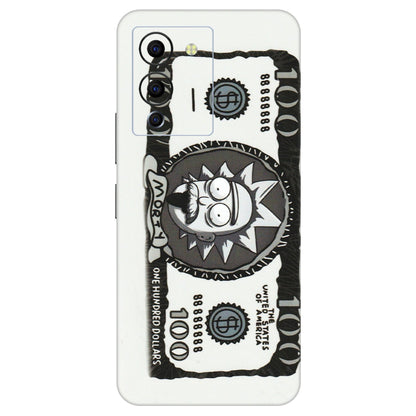 INFINIX Phone Skins (All Models) - Rick And Morty Hundred Dollar Anime - Matte Finish (M-161) Infinix Note 12 G96