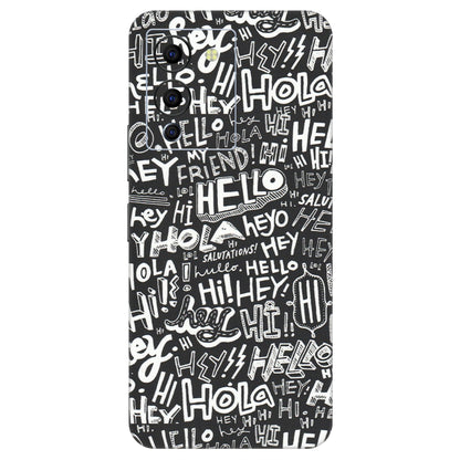 INFINIX Phone Skins (All Models) - Hi Hello Doodles - Matte Finish (M-25) Infinix Note 12 G96