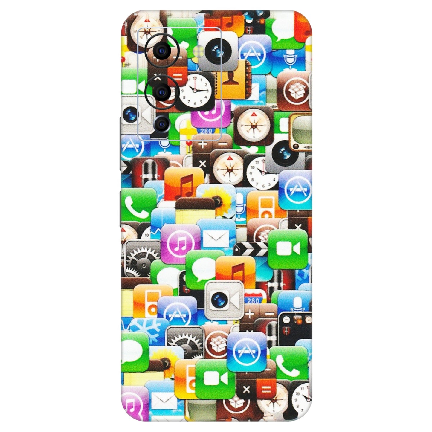 INFINIX Phone Skins (All Models) - All Apple Icons - Matte Finish (M-93) Infinix Note 12 G96
