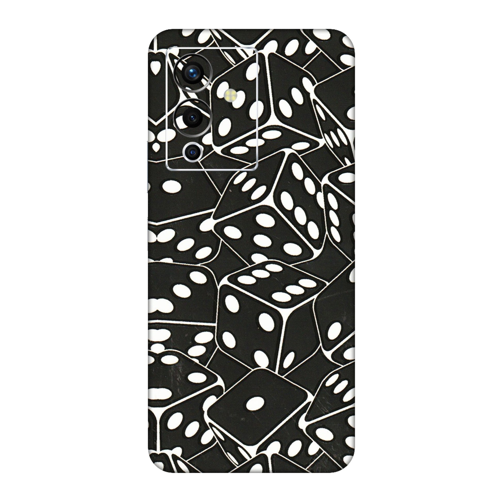 INFINIX Phone Skins (All Models) - Big Black Dices - 3D Embossed Finish (L-106) Infinix Note 12 Pro (5G)
