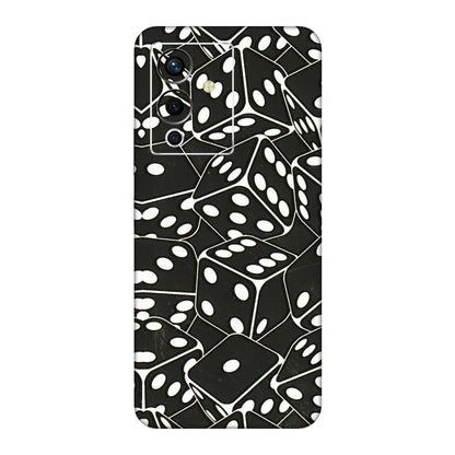 INFINIX Phone Skins (All Models) - Big Black Dices - 3D Embossed Finish (L-106) Infinix Note 12 Pro (5G)