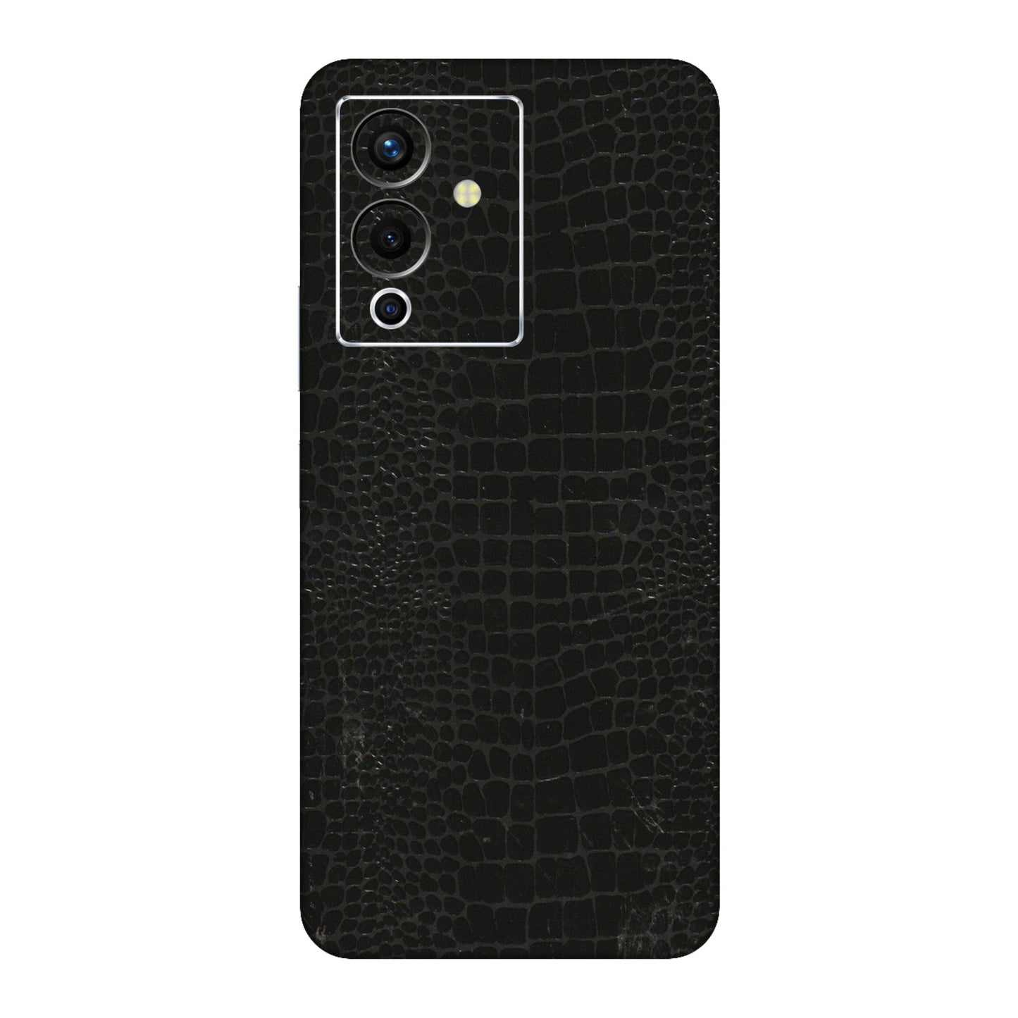 INFINIX Phone Skins (All Models) - Snake Leather Black - 3D Embossed Finish (L-107) Infinix Note 12 Pro (5G)