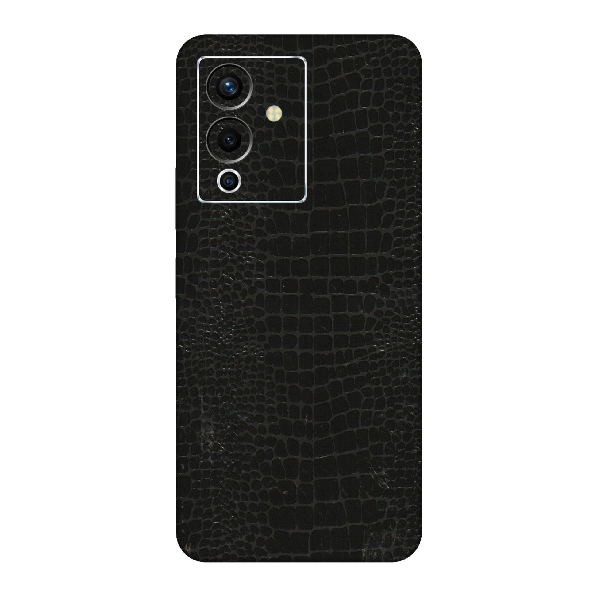 INFINIX Phone Skins (All Models) - Snake Leather Black - 3D Embossed Finish (L-107) Infinix Note 12 Pro (5G)