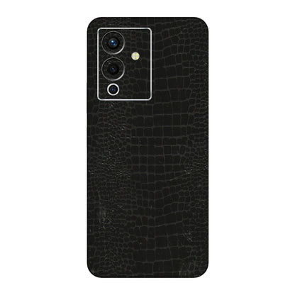 INFINIX Phone Skins (All Models) - Snake Leather Black - 3D Embossed Finish (L-107) Infinix Note 12 Pro (5G)