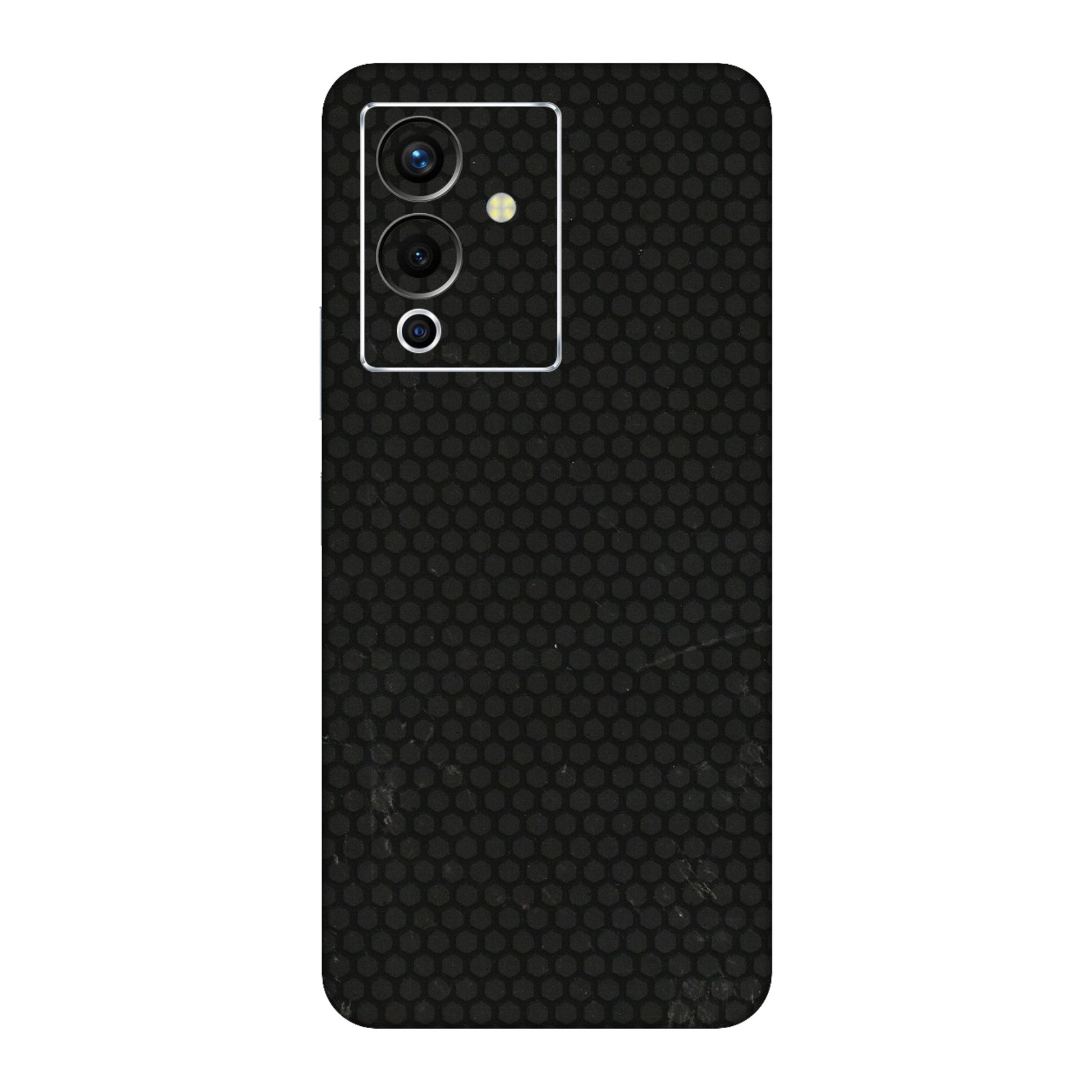 INFINIX Phone Skins (All Models) - Black honeycomb - 3D Embossed Finish (L-114) Infinix Note 12 Pro (5G)