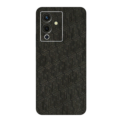 INFINIX Phone Skins (All Models) - Black Abstract Pattern - 3D Embossed Finish (L-117) Infinix Note 12 Pro (5G)