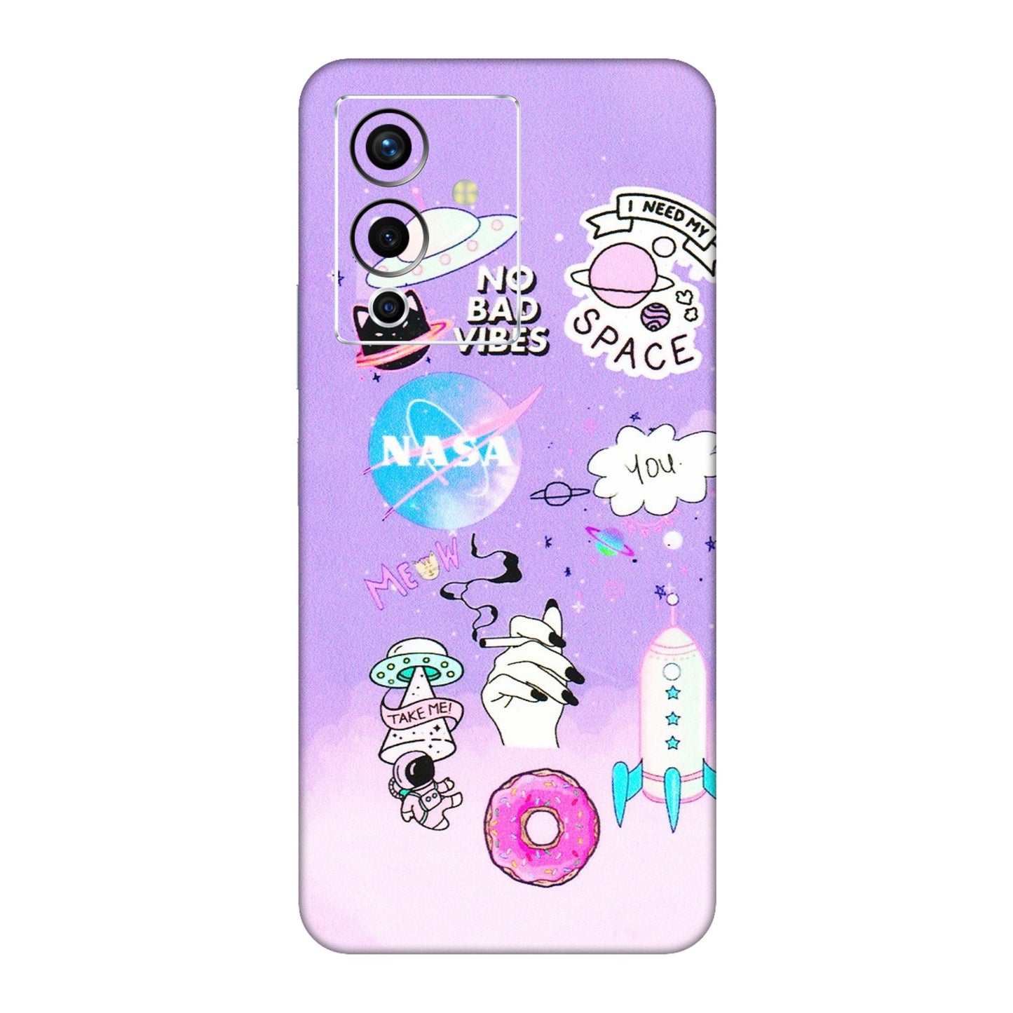 INFINIX Phone Skins (All Models) - I Need My Nasa Skin - 3D Embossed Finish (L-149) Infinix Note 12 Pro (5G)