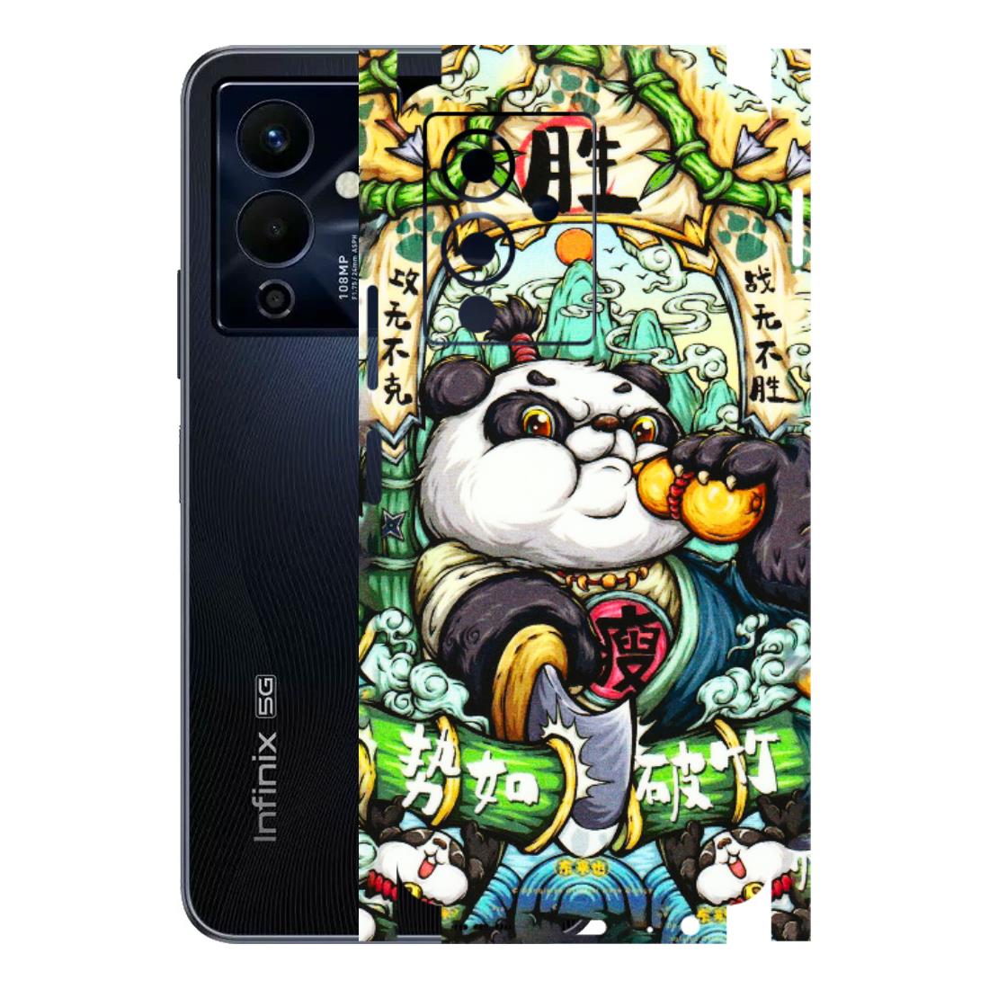 INFINIX Phone Skins (All Models) - Royal Rich Panda - 3D Embossed Finish (L-170) Infinix Note 12 Pro (5G)
