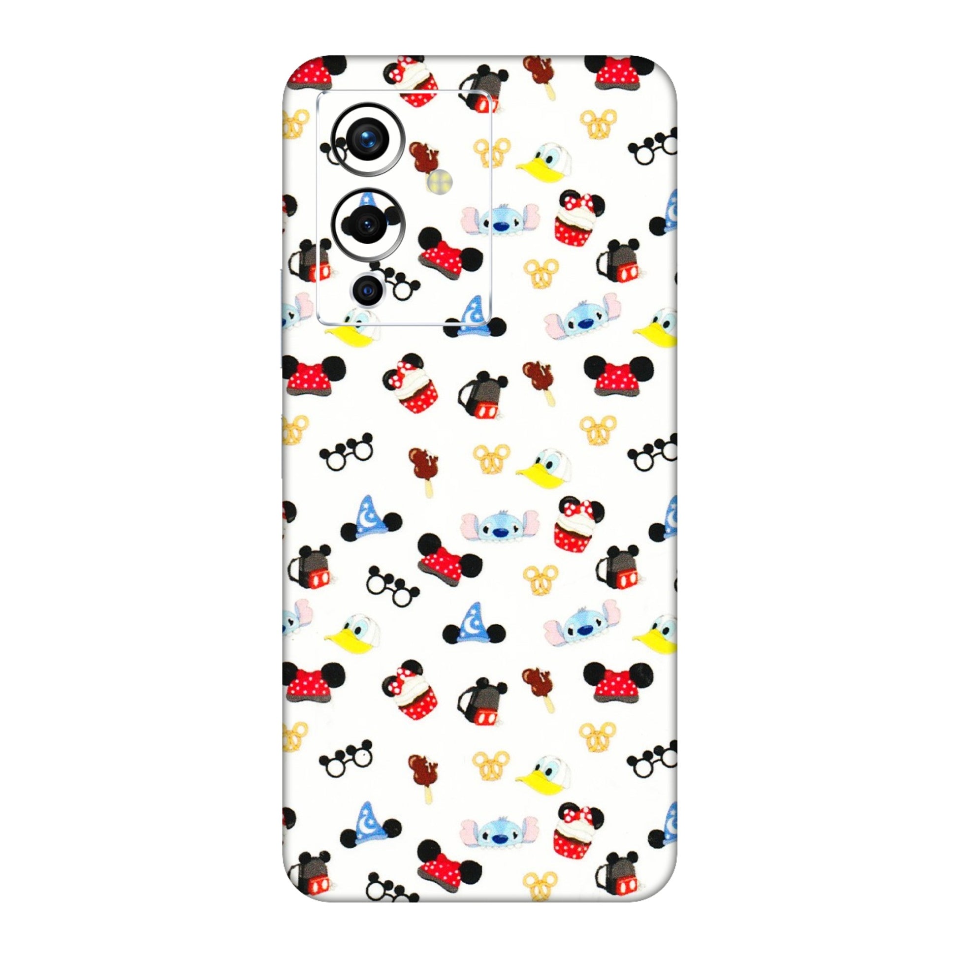 INFINIX Phone Skins (All Models) - Minnie Mouse & Donald Doodles s - 3D Embossed Finish (L-194) Infinix Note 12 Pro (5G)