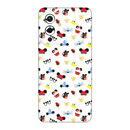 INFINIX Phone Skins (All Models) - Minnie Mouse & Donald Doodles s - 3D Embossed Finish (L-194) Infinix Note 12 Pro (5G)