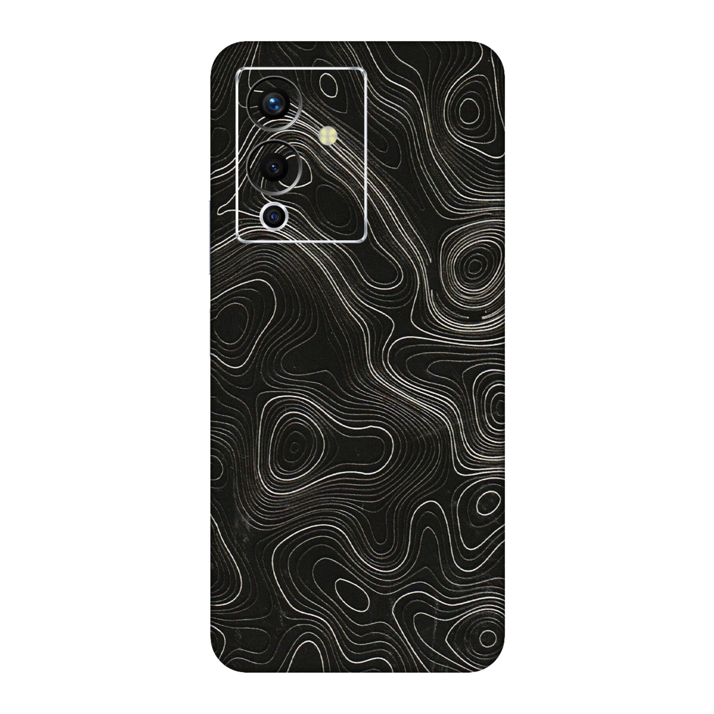 INFINIX Phone Skins (All Models) - Black Swirl - 3D Embossed Finish (L-196) Infinix Note 12 Pro (5G)