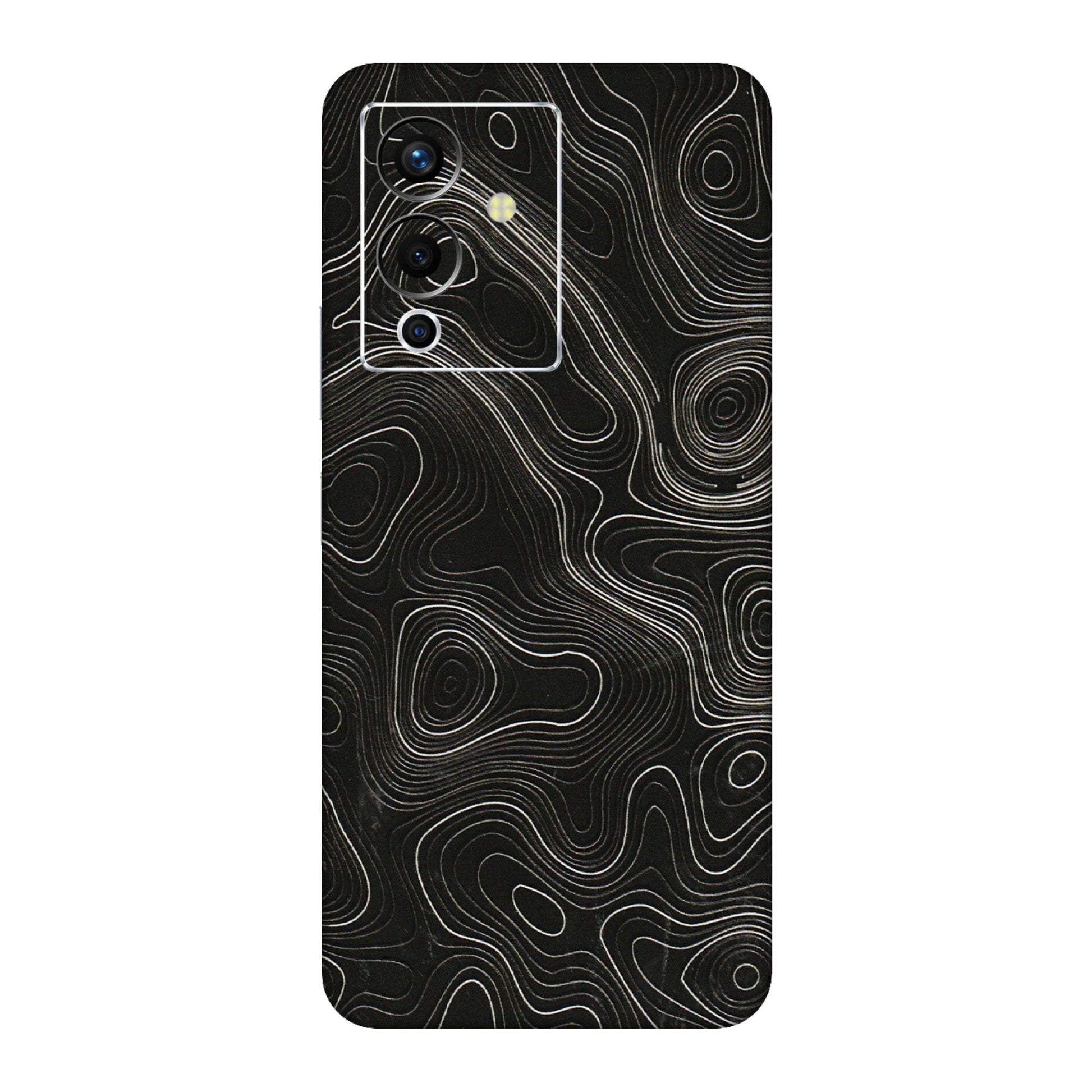 INFINIX Phone Skins (All Models) - Black Swirl - 3D Embossed Finish (L-196) Infinix Note 12 Pro (5G)