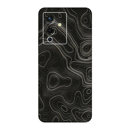 INFINIX Phone Skins (All Models) - Black Swirl - 3D Embossed Finish (L-196) Infinix Note 12 Pro (5G)
