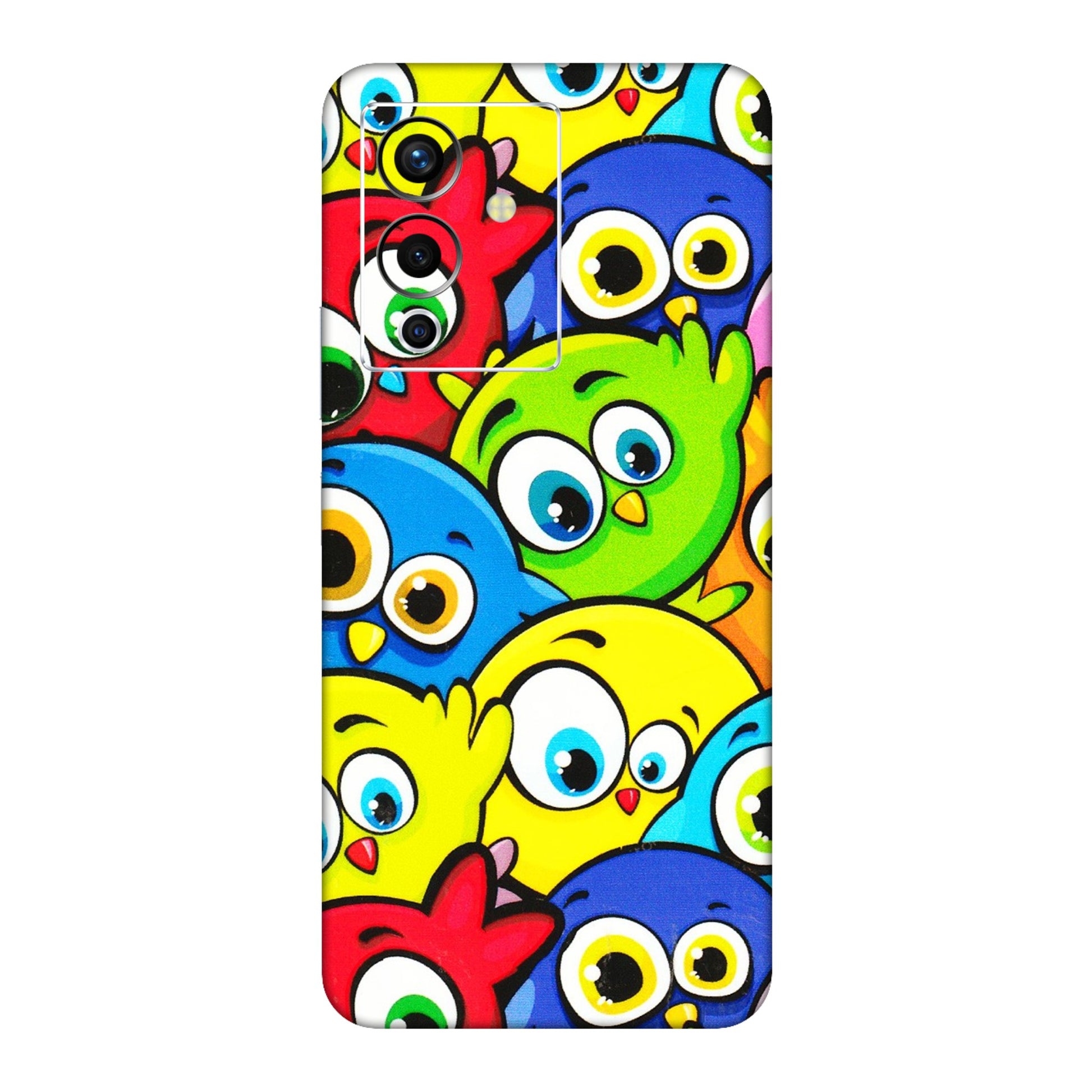 INFINIX Phone Skins (All Models) - Cute Fluffy Birds - 3D Embossed Finish (L-213) Infinix Note 12 Pro (5G)