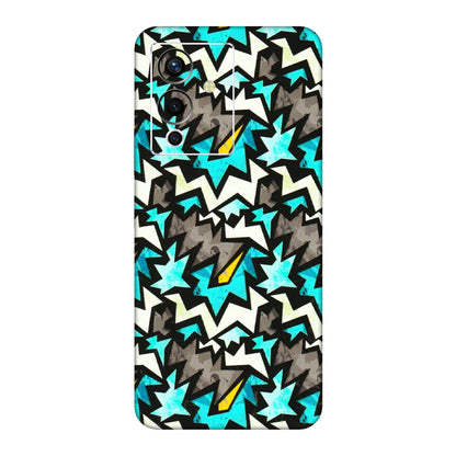 INFINIX Phone Skins (All Models) - Funky Zig Zag - 3D Embossed Finish (L-223) Infinix Note 12 Pro (5G)