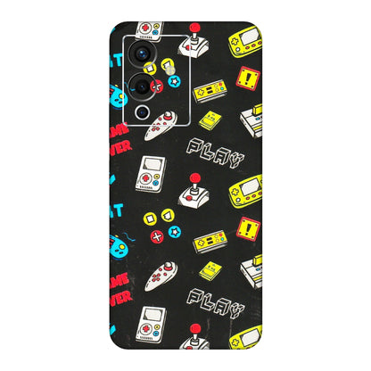 INFINIX Phone Skins (All Models) - Gaming Doodles - 3D Embossed Finish (L-224) Infinix Note 12 Pro (5G)