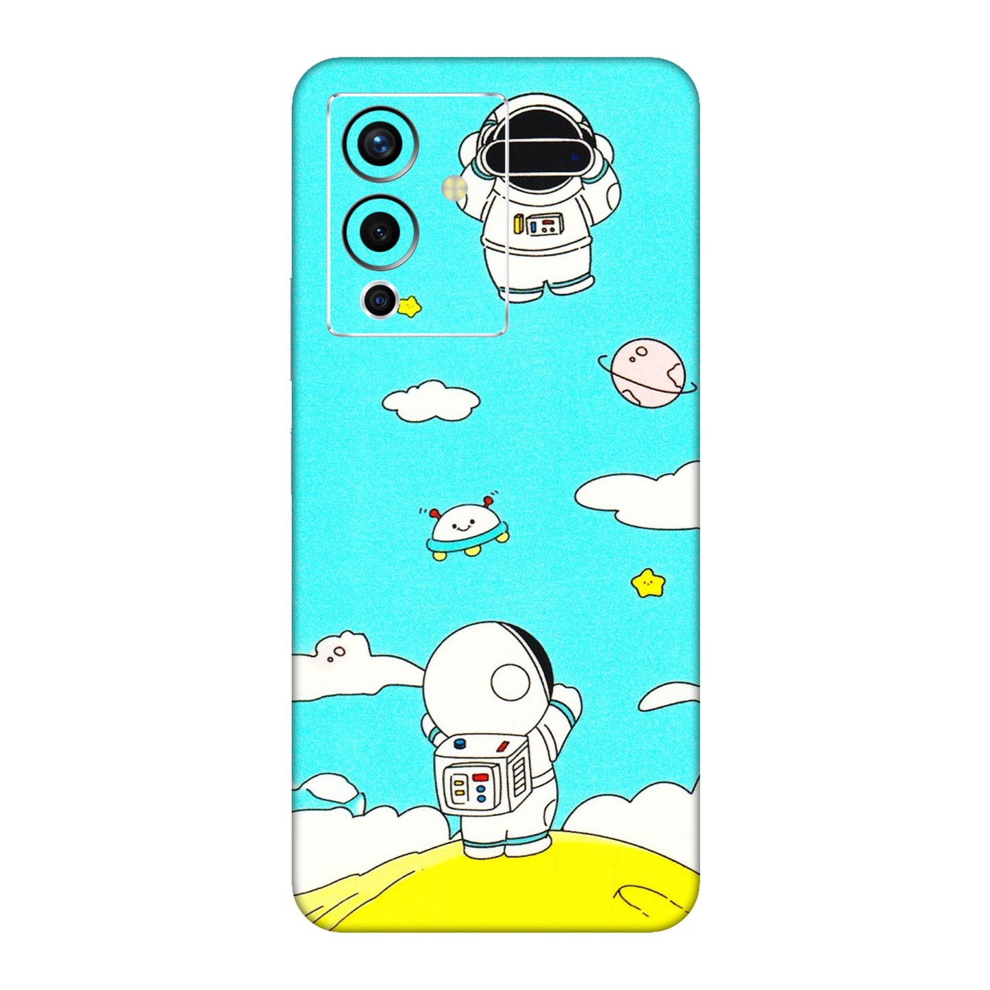 INFINIX Phone Skins (All Models) - Blue Skies Astro Float - 3D Embossed Finish (L-230) Infinix Note 12 Pro (5G)