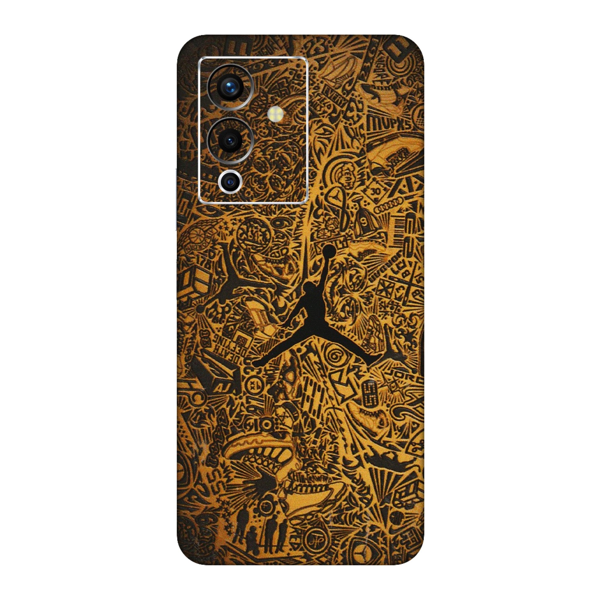 INFINIX Phone Skins (All Models) - Premium Gold Basketball Player - 3D Embossed Finish (L-236) Infinix Note 12 Pro (5G)
