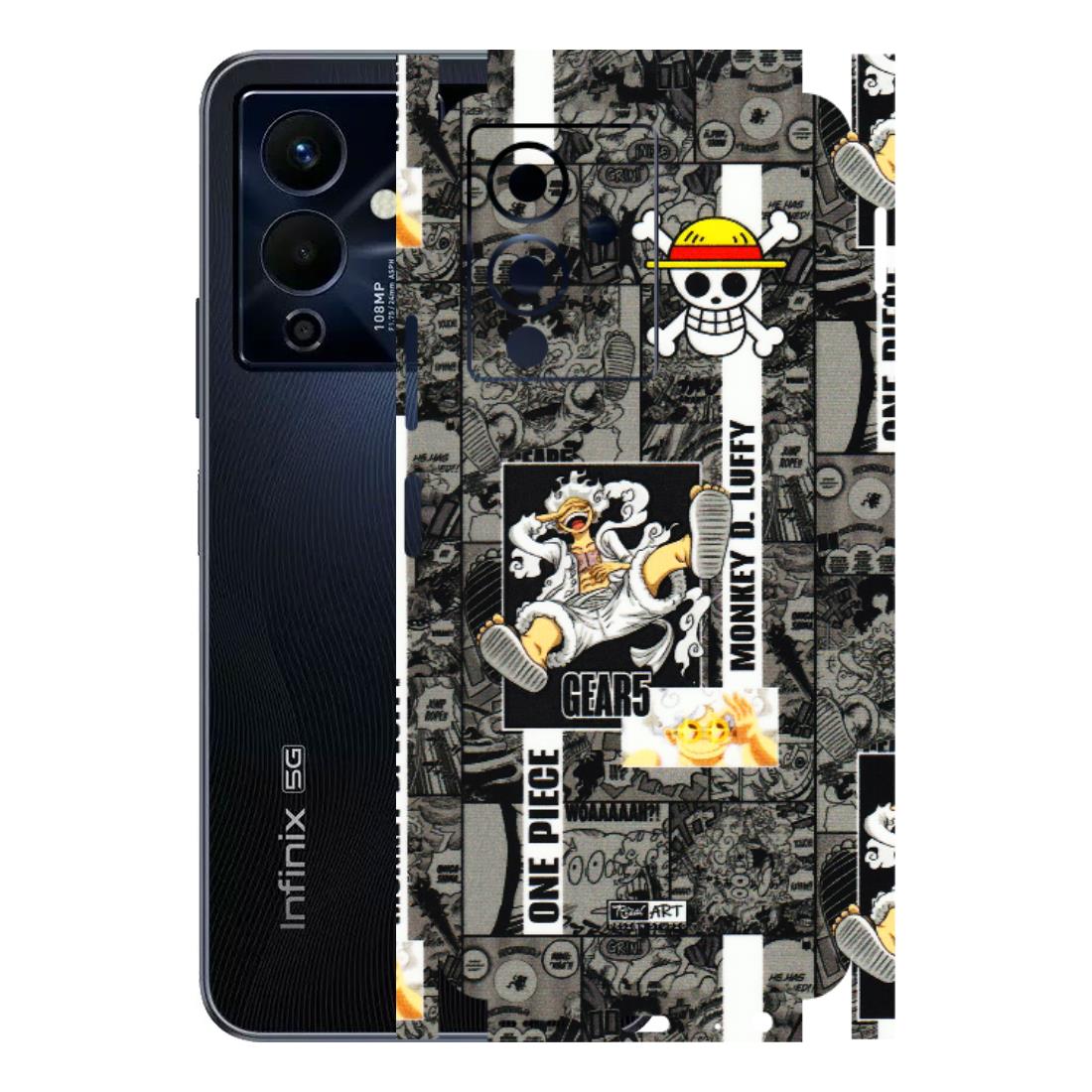 INFINIX Phone Skins (All Models) - Cuffy Anime MonkeyCamic - 3D Embossed Finish (L-242) Infinix Note 12 Pro (5G)