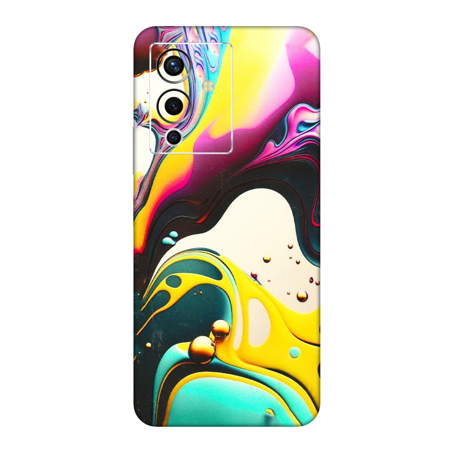 INFINIX Phone Skins (All Models) - Multicolor Abstract pattern - 3D Embossed Finish (L-254) Infinix Note 12 Pro (5G)