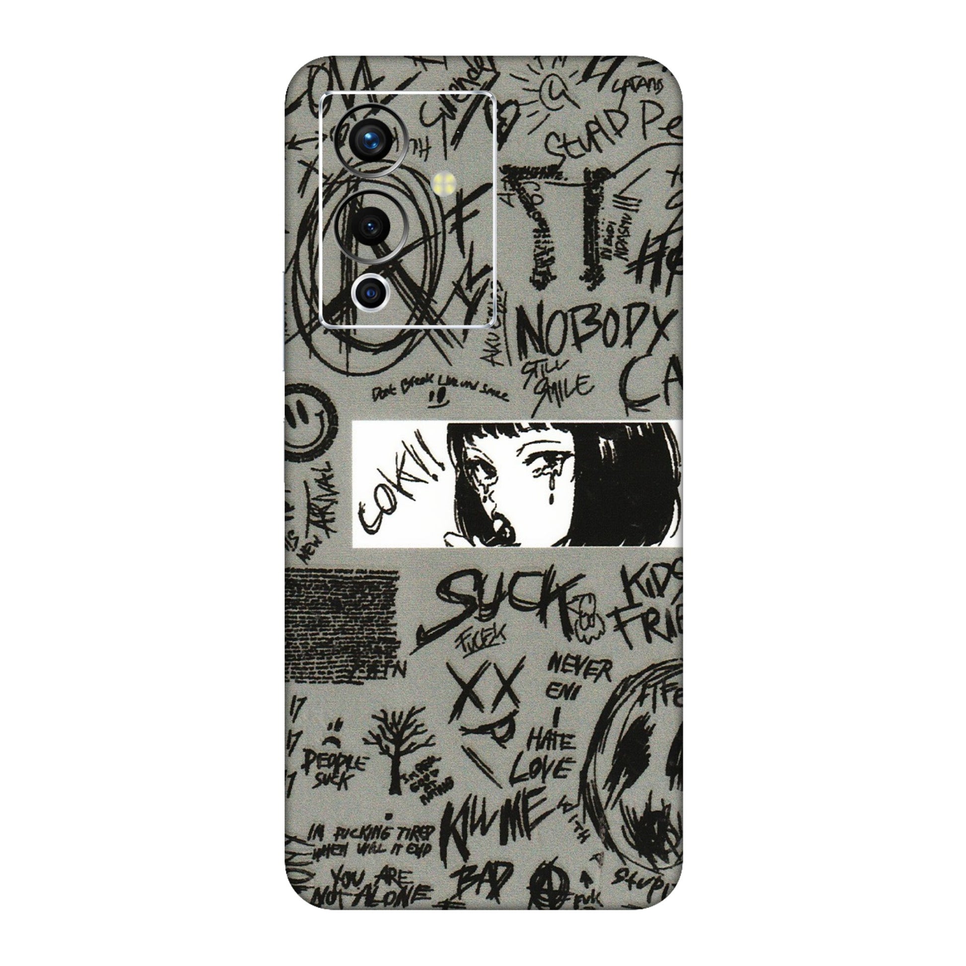 INFINIX Phone Skins (All Models) - Never Have Love Anime - 3D Embossed Finish (L-260) Infinix Note 12 Pro (5G)