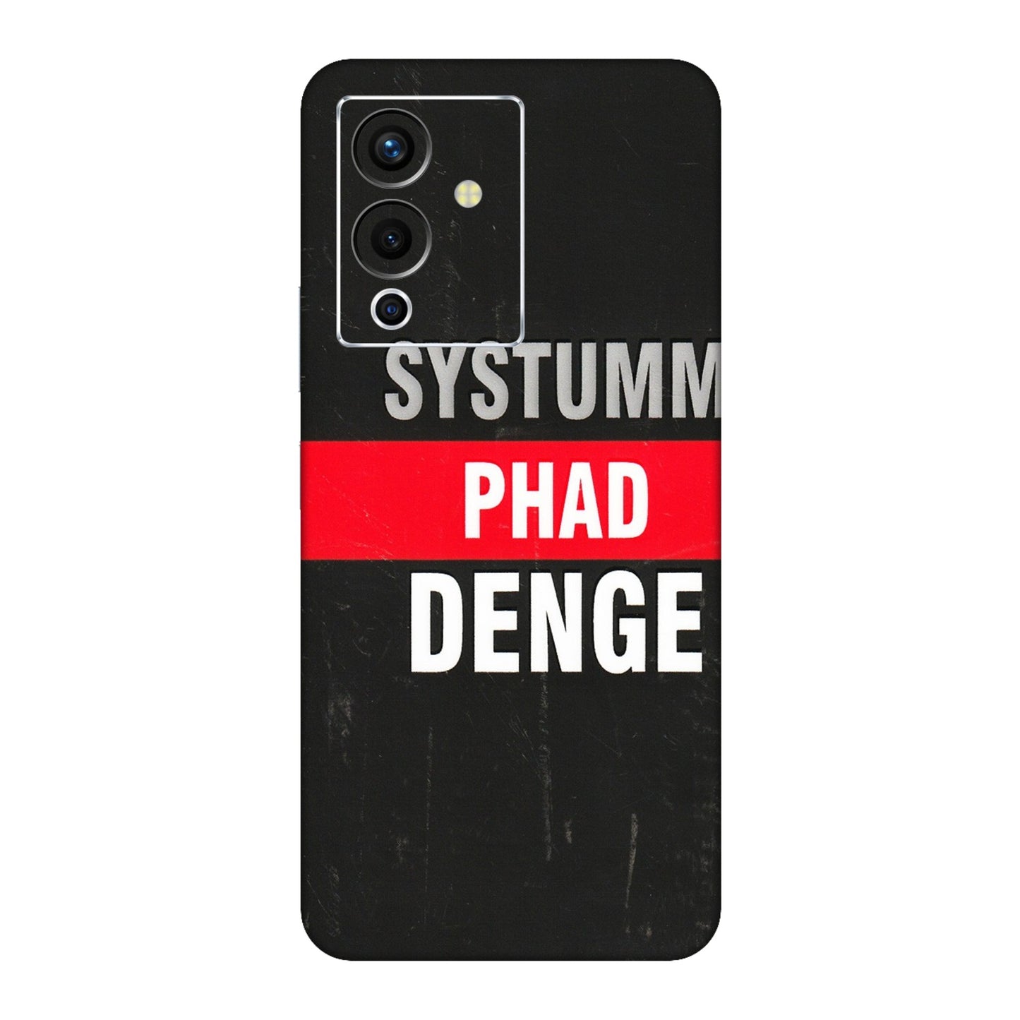 INFINIX Phone Skins (All Models) - Systumm Phad Denge - 3D Embossed Finish (L-278) Infinix Note 12 Pro (5G)