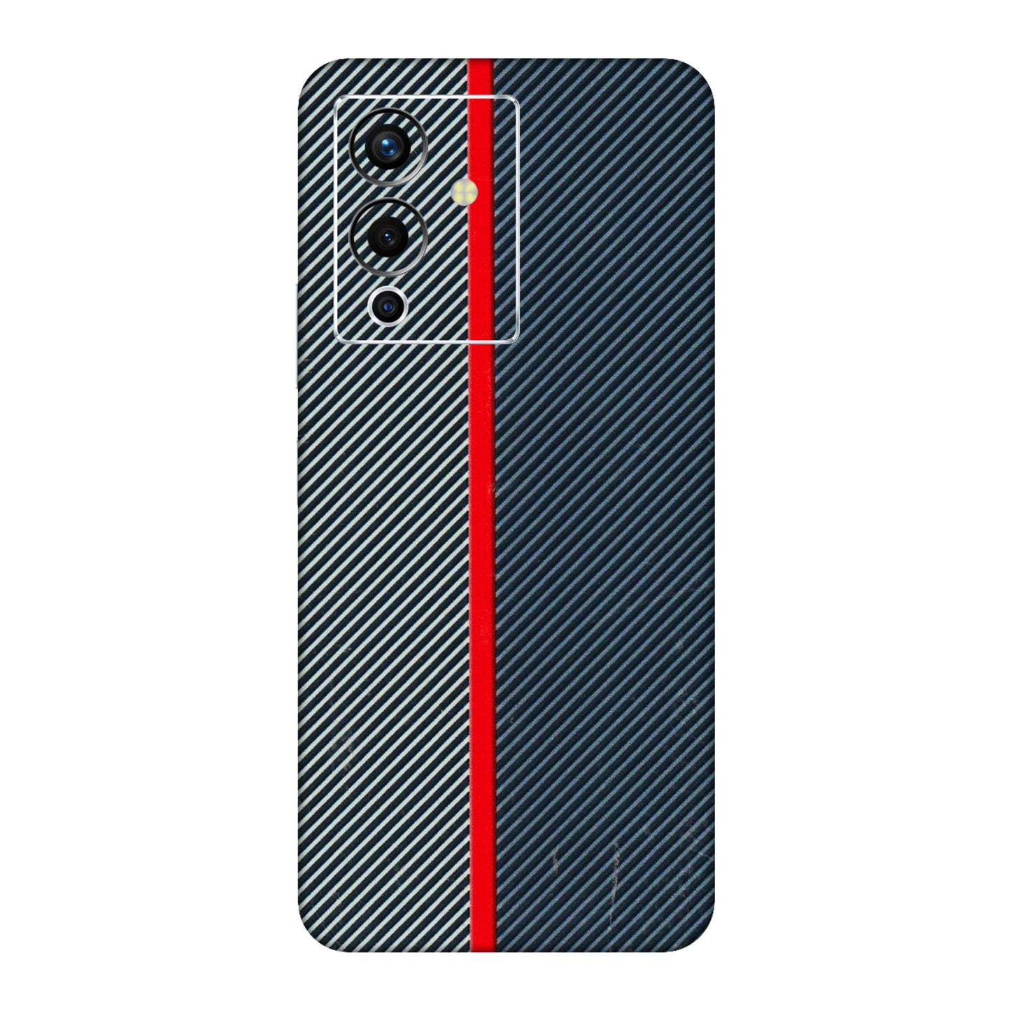 INFINIX Phone Skins (All Models) - Blue Sober Lines - 3D Embossed Finish (L-305) Infinix Note 12 Pro (5G)