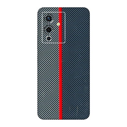 INFINIX Phone Skins (All Models) - Blue Sober Lines - 3D Embossed Finish (L-305) Infinix Note 12 Pro (5G)