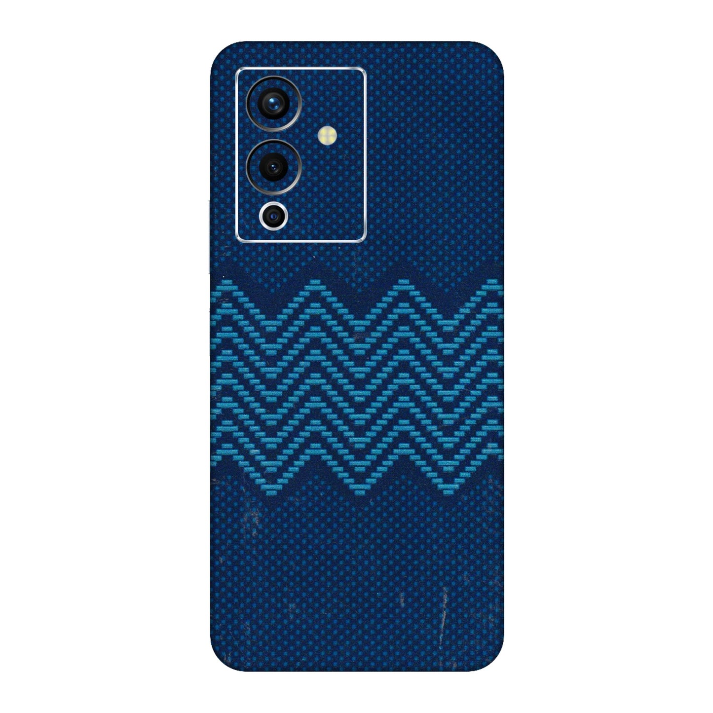 INFINIX Phone Skins (All Models) - Blue Sober Waves - 3D Embossed Finish (L-306) Infinix Note 12 Pro (5G)