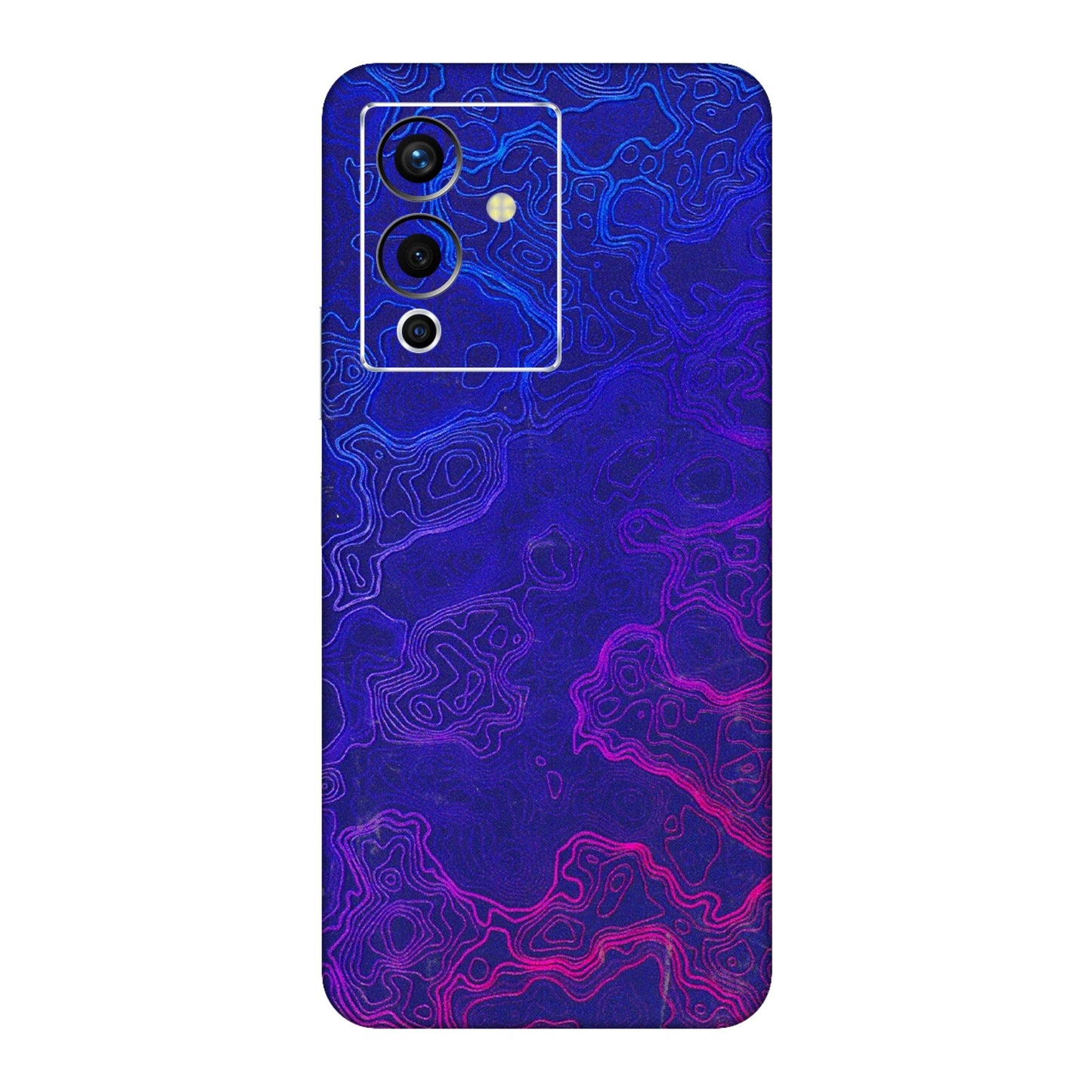 INFINIX Phone Skins (All Models) - Purple Ripples Swirl - 3D Embossed Finish (L-314) Infinix Note 12 Pro (5G)