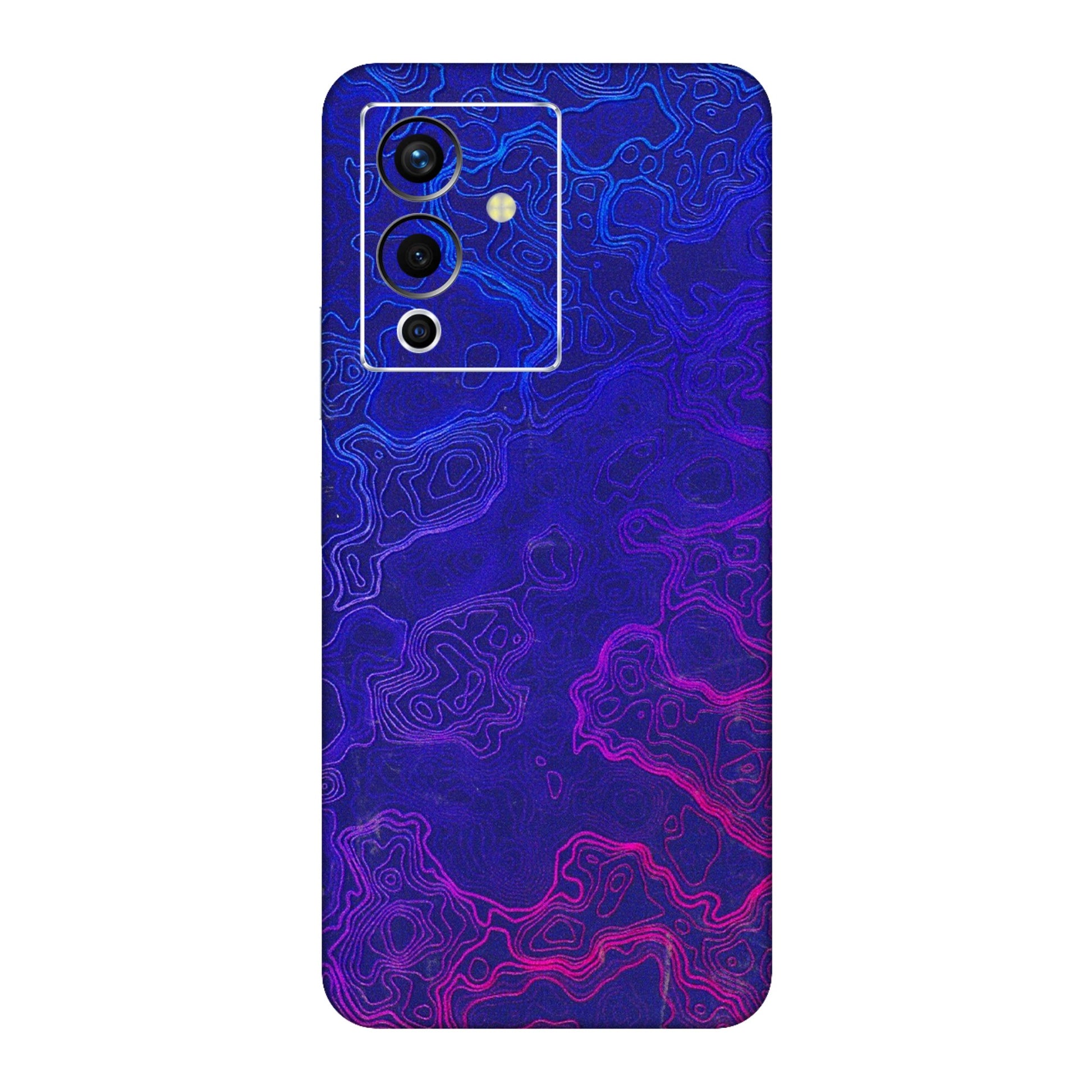INFINIX Phone Skins (All Models) - Purple Ripples Swirl - 3D Embossed Finish (L-314) Infinix Note 12 Pro (5G)