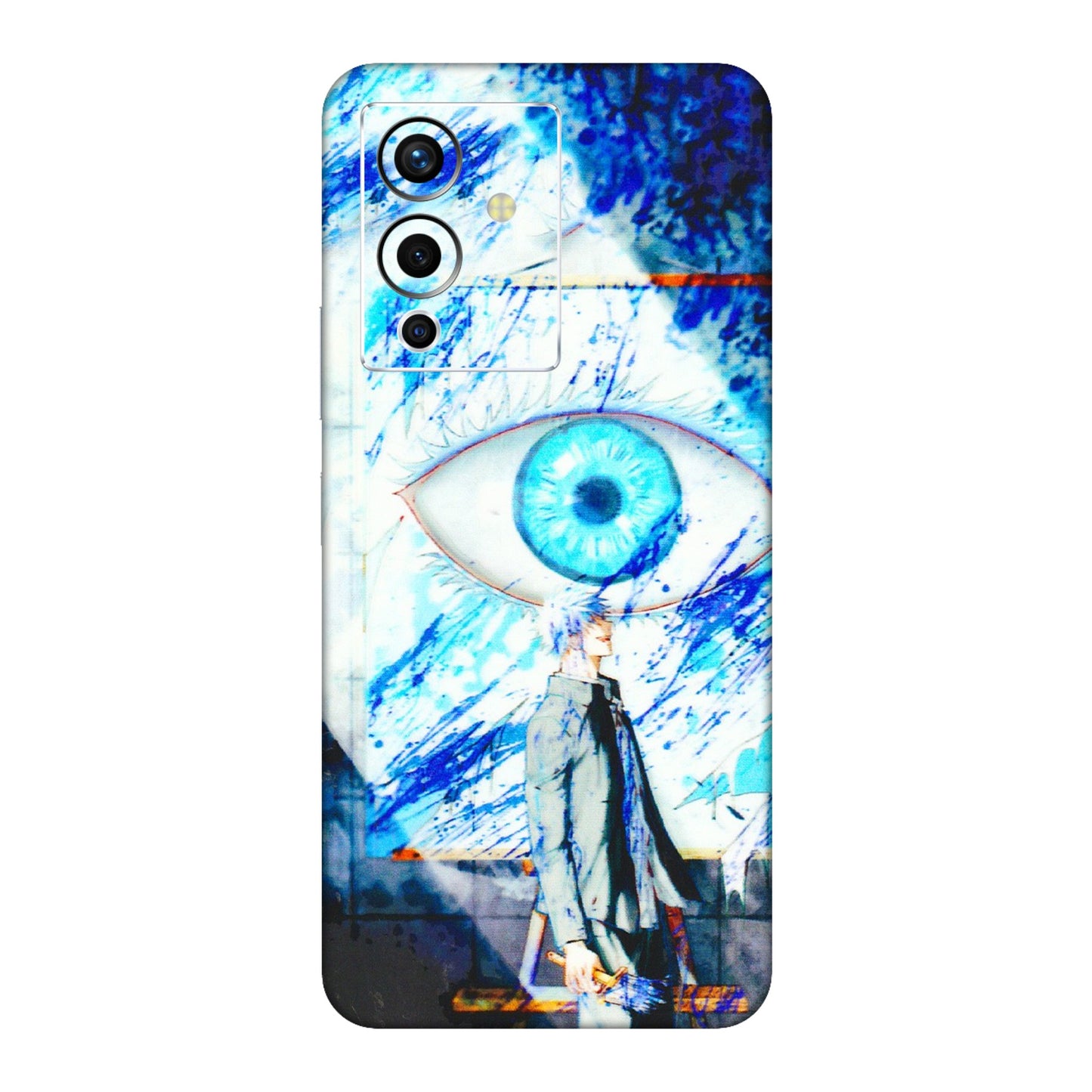 INFINIX Phone Skins (All Models) - Anime Sea Blue Eye - 3D Embossed Finish (L-318) Infinix Note 12 Pro (5G)