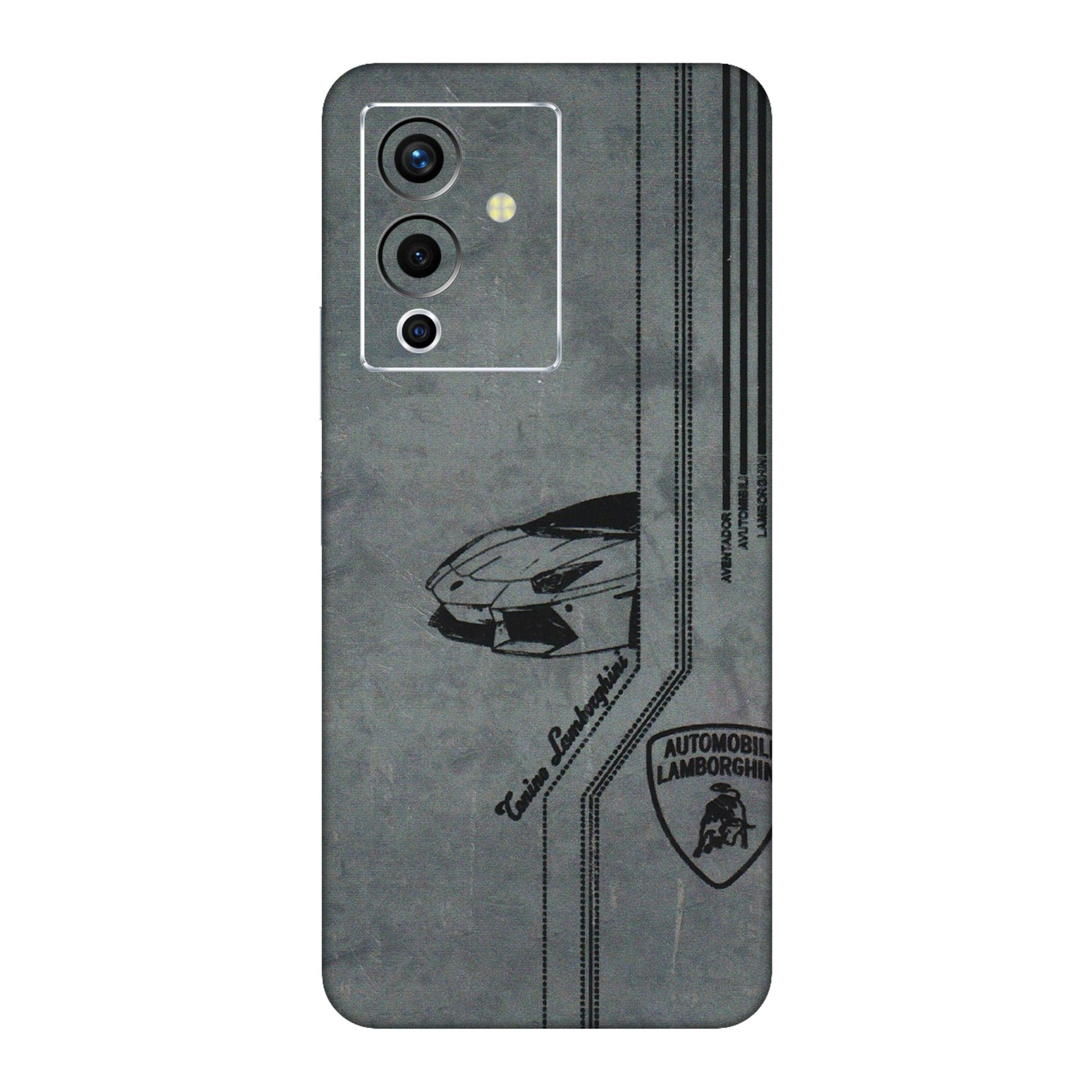 INFINIX Phone Skins (All Models) - New Lamborgini Aventador - 3D Embossed Finish (L-321) Infinix Note 12 Pro (5G)