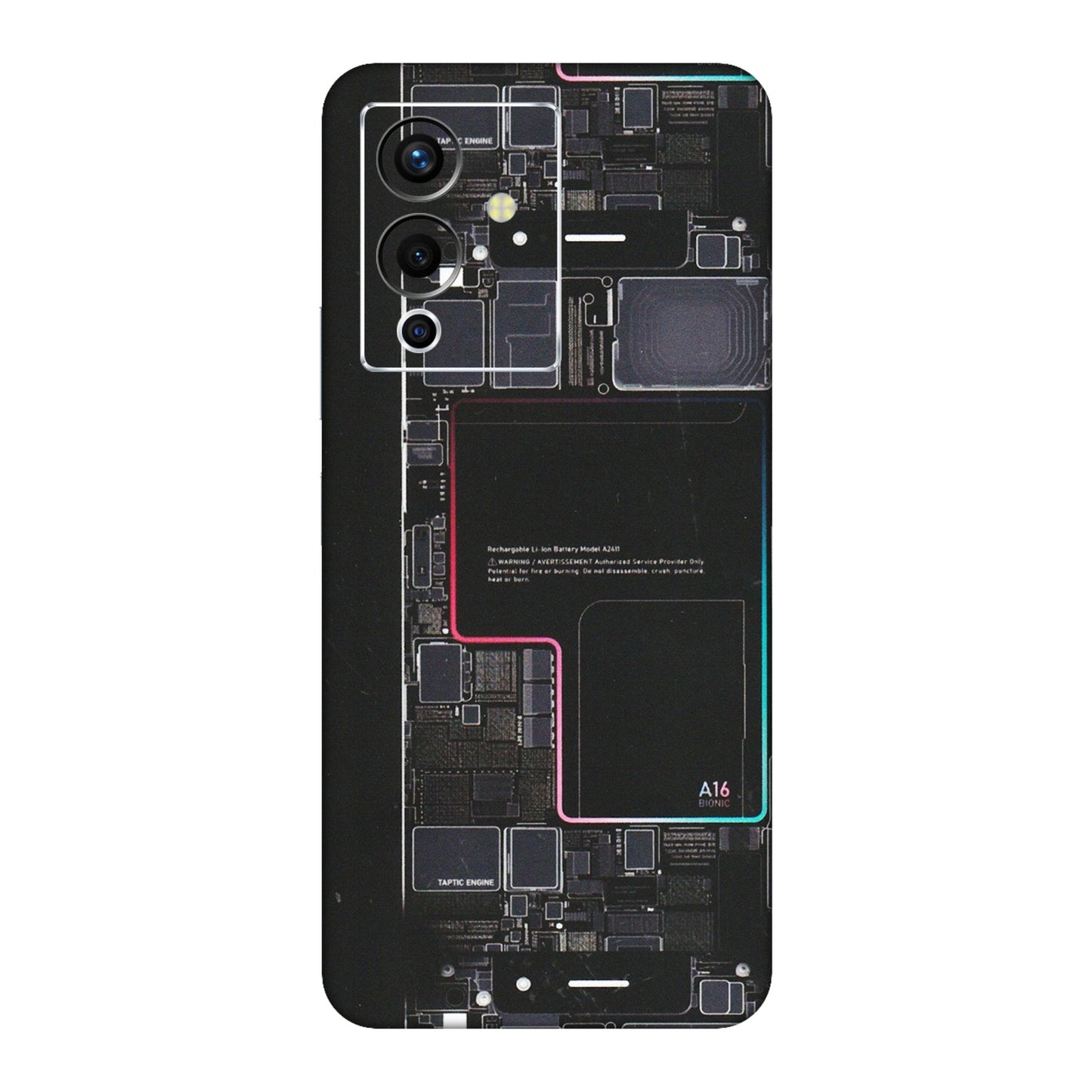 INFINIX Phone Skins (All Models) - Motherboard Circuit Layout - Matte Finish (M-117) Infinix Note 12 Pro (5G)