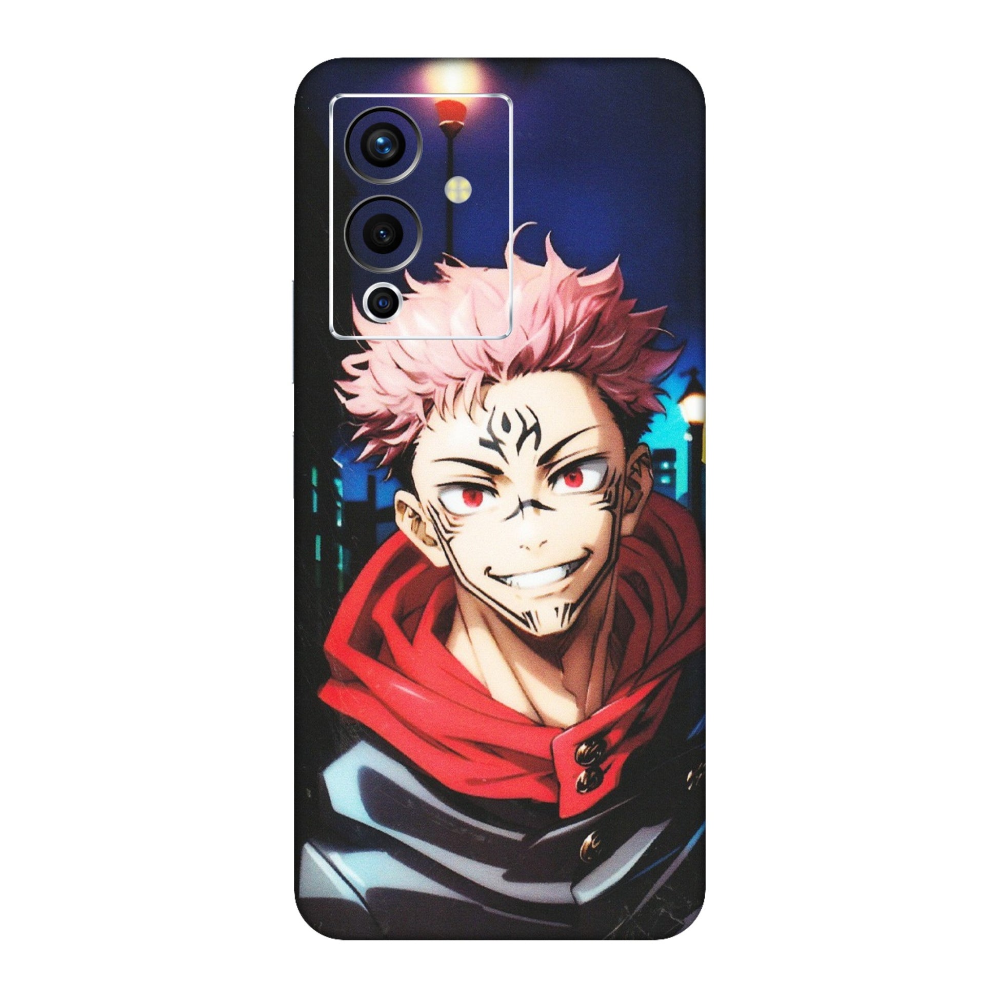 INFINIX Phone Skins (All Models) - Yuji Itadori Funny Face Anime - Matte Finish (M-152) Infinix Note 12 Pro (5G)