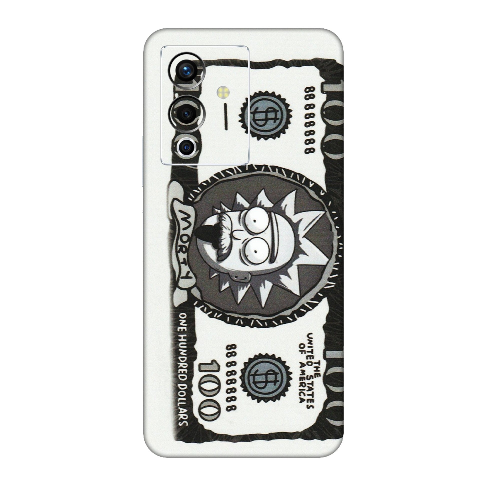 INFINIX Phone Skins (All Models) - Rick And Morty Hundred Dollar Anime - Matte Finish (M-161) Infinix Note 12 Pro (5G)