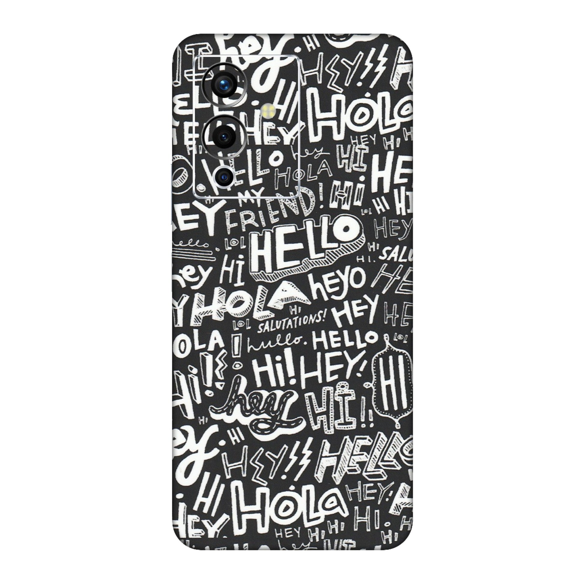 INFINIX Phone Skins (All Models) - Hi Hello Doodles - Matte Finish (M-25) Infinix Note 12 Pro (5G)