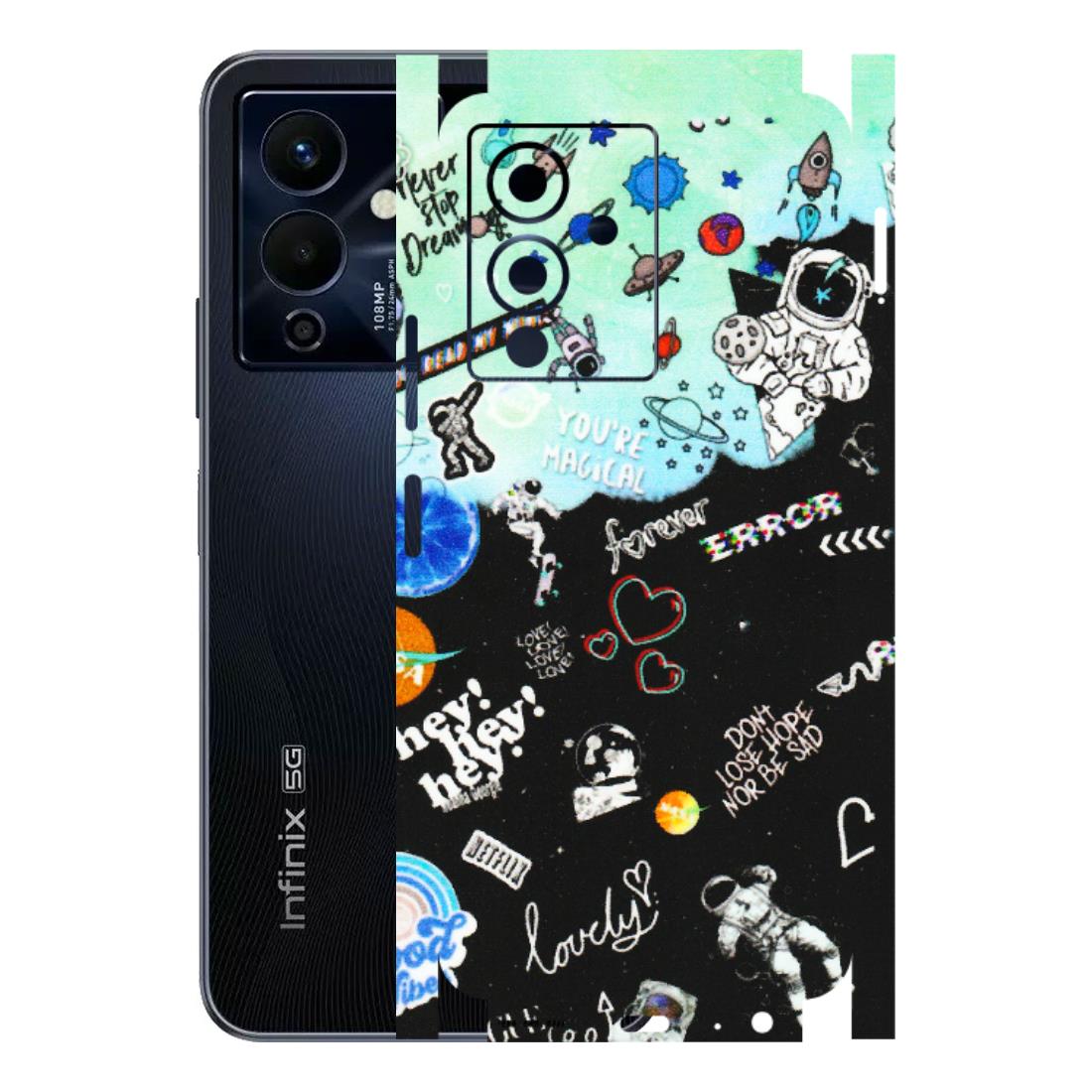 INFINIX Phone Skins (All Models) - Living In A Space Dream - Matte Finish (M-46) Infinix Note 12 Pro (5G)