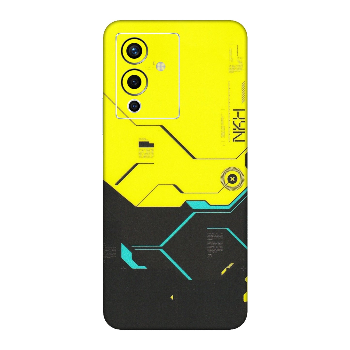 INFINIX Phone Skins (All Models) - Black Yellow Technica - Matte Finish (M-53) Infinix Note 12 Pro (5G)