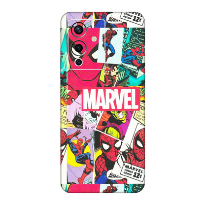 INFINIX Phone Skins (All Models) - Marvel Comic Spiderman Grafitti - Matte Finish (M-72) Infinix Note 12 Pro (5G)
