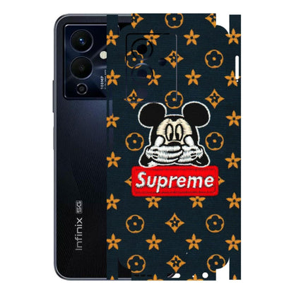INFINIX Phone Skins (All Models) - Mickey Supreme - Matte Finish (M-83) Infinix Note 12 Pro (5G)