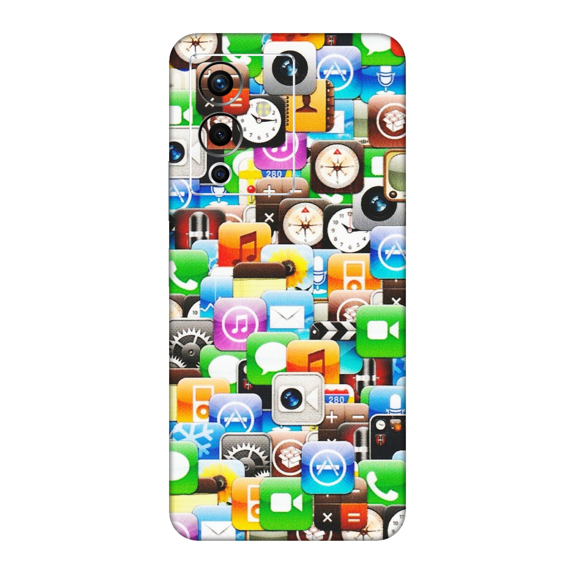 INFINIX Phone Skins (All Models) - All Apple Icons - Matte Finish (M-93) Infinix Note 12 Pro (5G)