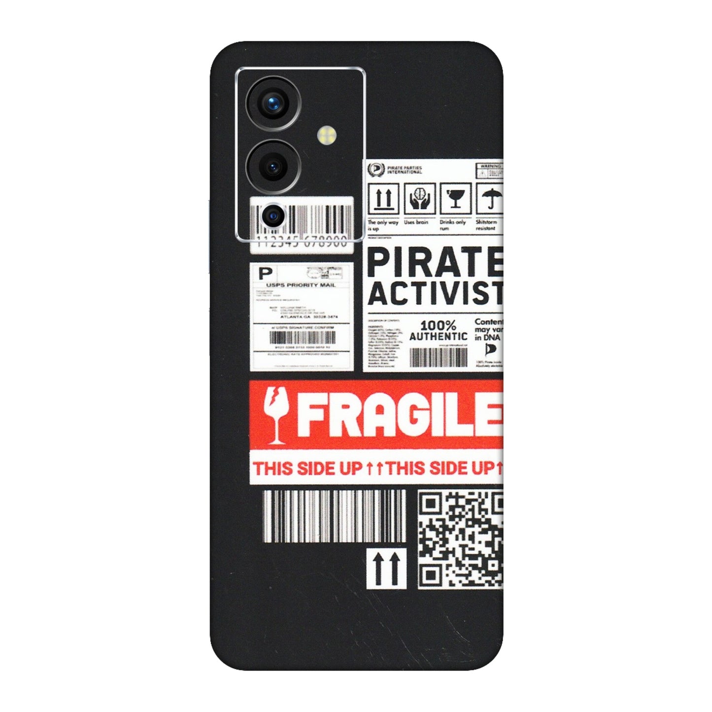 INFINIX Phone Skins (All Models) - Handle With Care - Matte Finish (M-99) Infinix Note 12 Pro (5G)