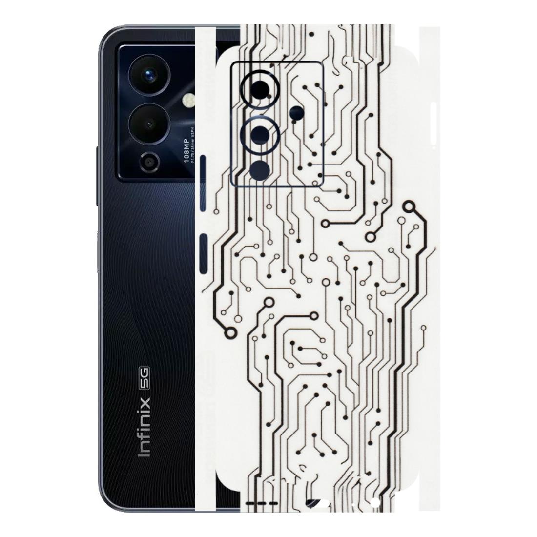 INFINIX Phone Skins (All Models) - Tech Circuits - Transparent Finish (T-03) Infinix Note 12 Pro (5G)